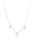 CHARM STAR RHINESTONE CHAIN NECKLACE
