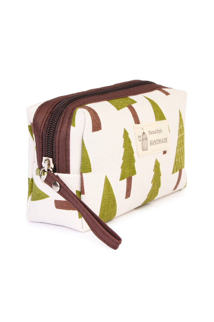 GREEN TREE COSMETIC POUCH