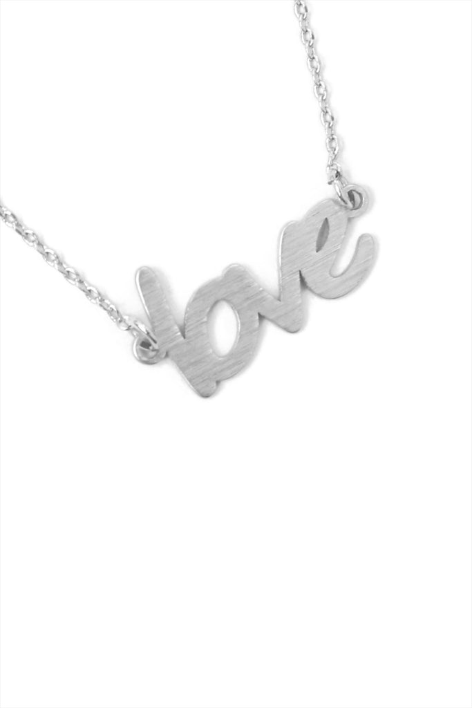 "LOVE" LETTERING NECKLACE