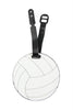 VOLLEYBALL LUGGAGE TAG