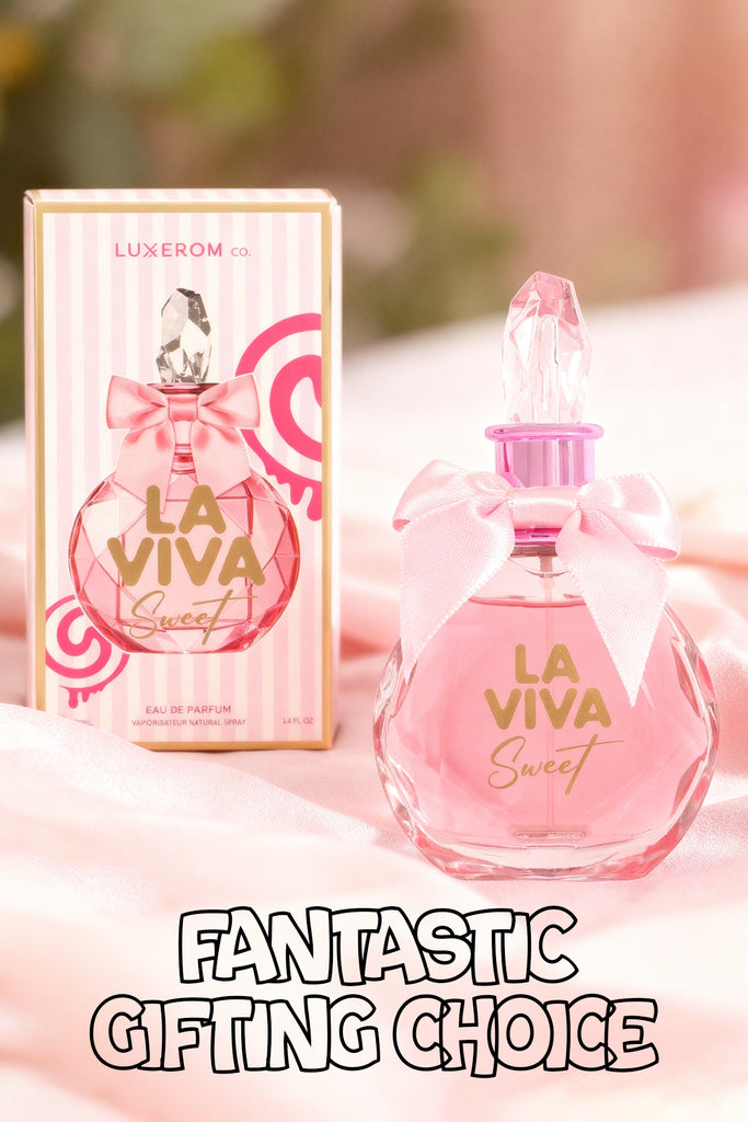 LA VIVA SWEET SPRAY PERFUME EAU DE PARFUM FOR WOMEN - 100ML/3.4FL.OZ.