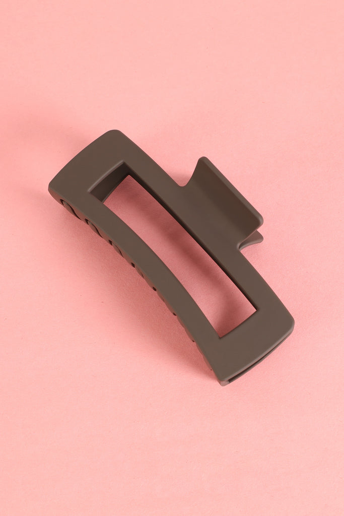 MATTE RECTANGULAR HAIR CLAW CLIPS HAIR ACCESSORIES