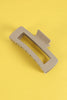 MATTE RECTANGULAR HAIR CLAW CLIPS HAIR ACCESSORIES