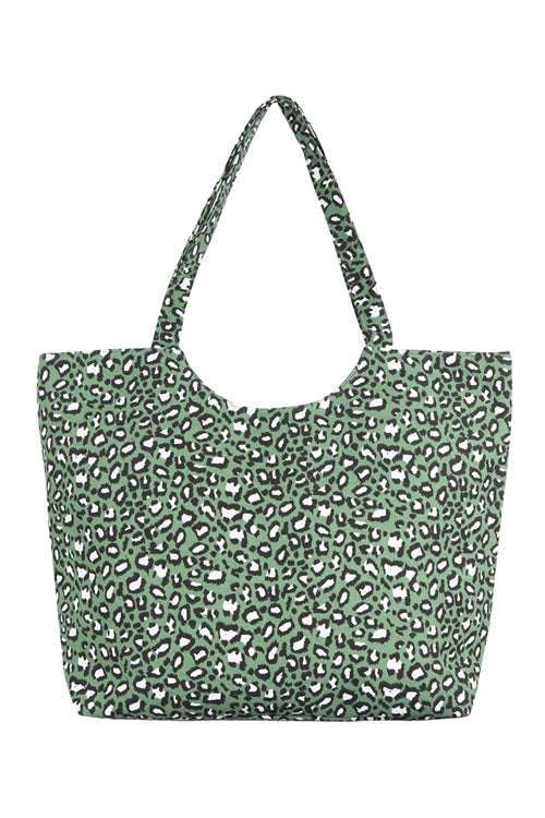 LEOPARD PRINT TOTE BAG