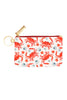 HAND DRAWN CRAB ID WALLET & DETACHABLE LANYARD