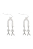 ARROW HEAD DANGLE LINKED EARRINGS