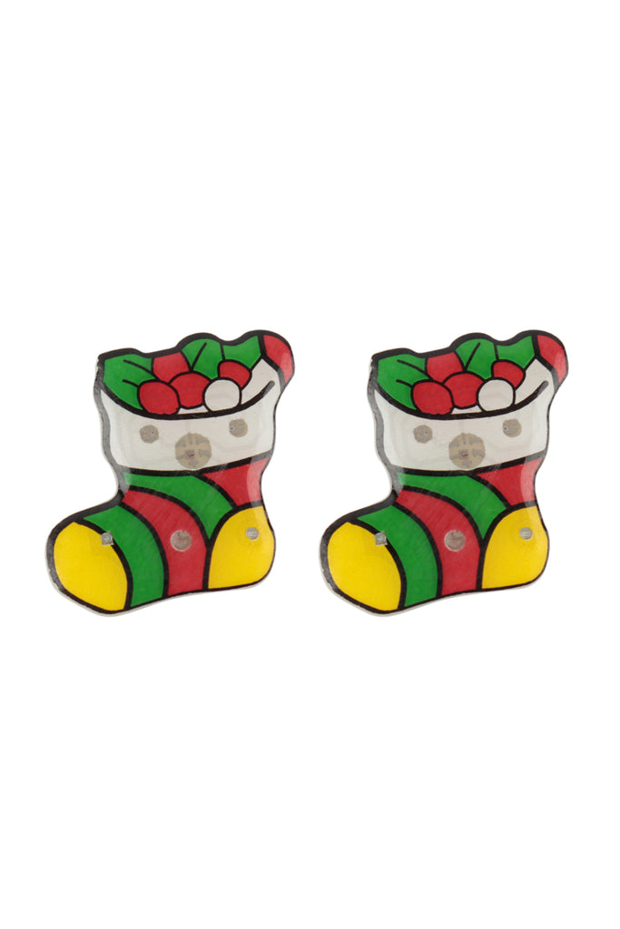 CHRISTMAS LIGHT-UP EARRINGS