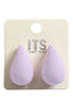 TEARDROP SHAPE ACRYLIC STUD EARRINGS