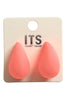 TEARDROP SHAPE ACRYLIC STUD EARRINGS