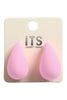TEARDROP SHAPE ACRYLIC STUD EARRINGS