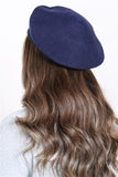 STRETCHY SOLID BERET ACRYLIC