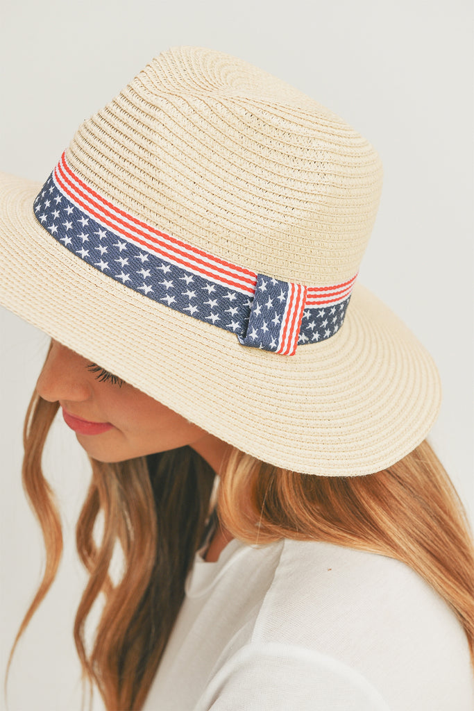 AMERICAN FLAG SUN HAT