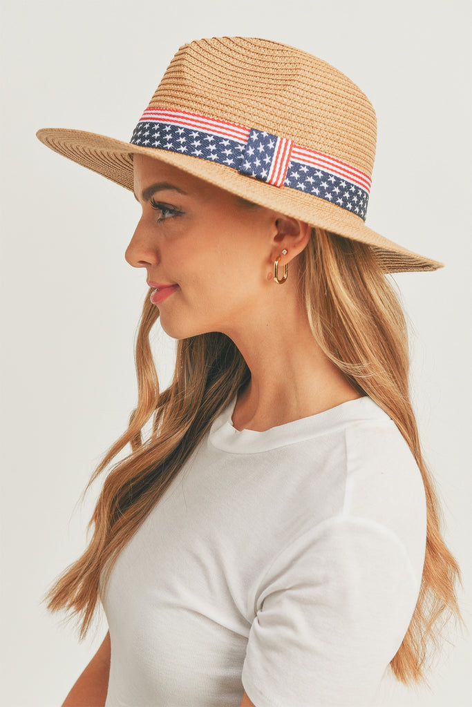 AMERICAN FLAG SUN HAT