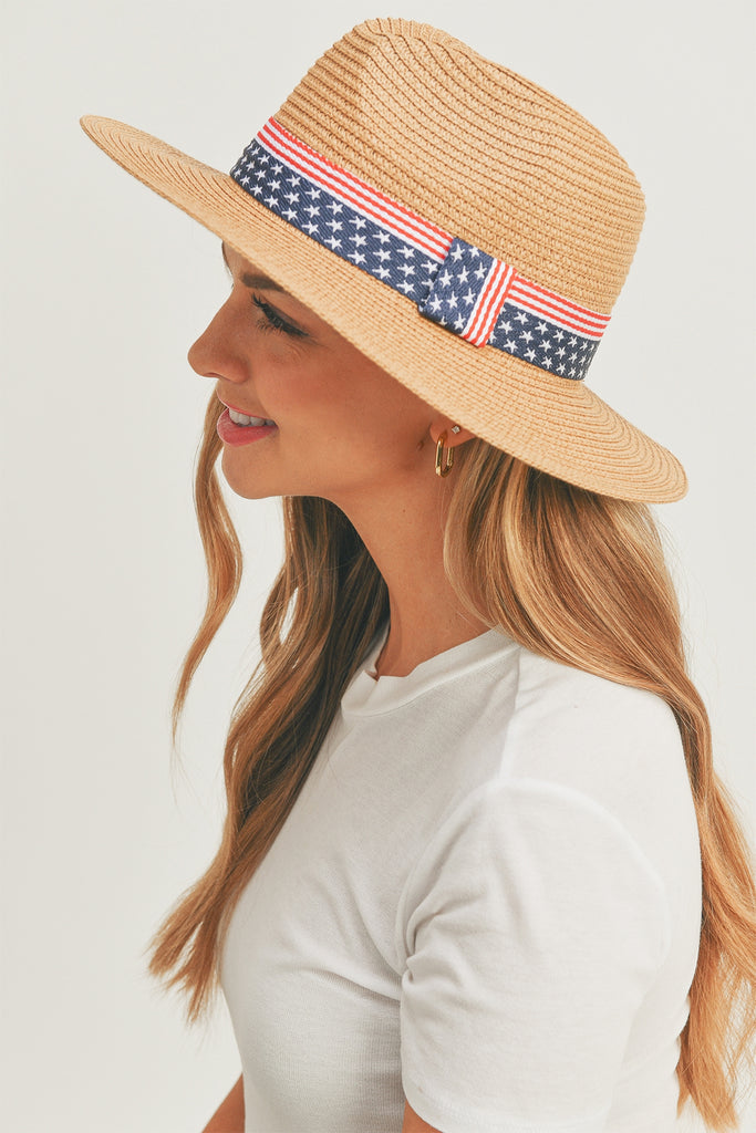 AMERICAN FLAG SUN HAT