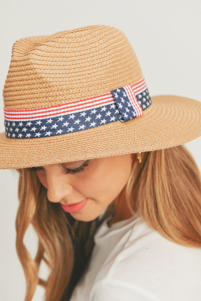 AMERICAN FLAG SUN HAT