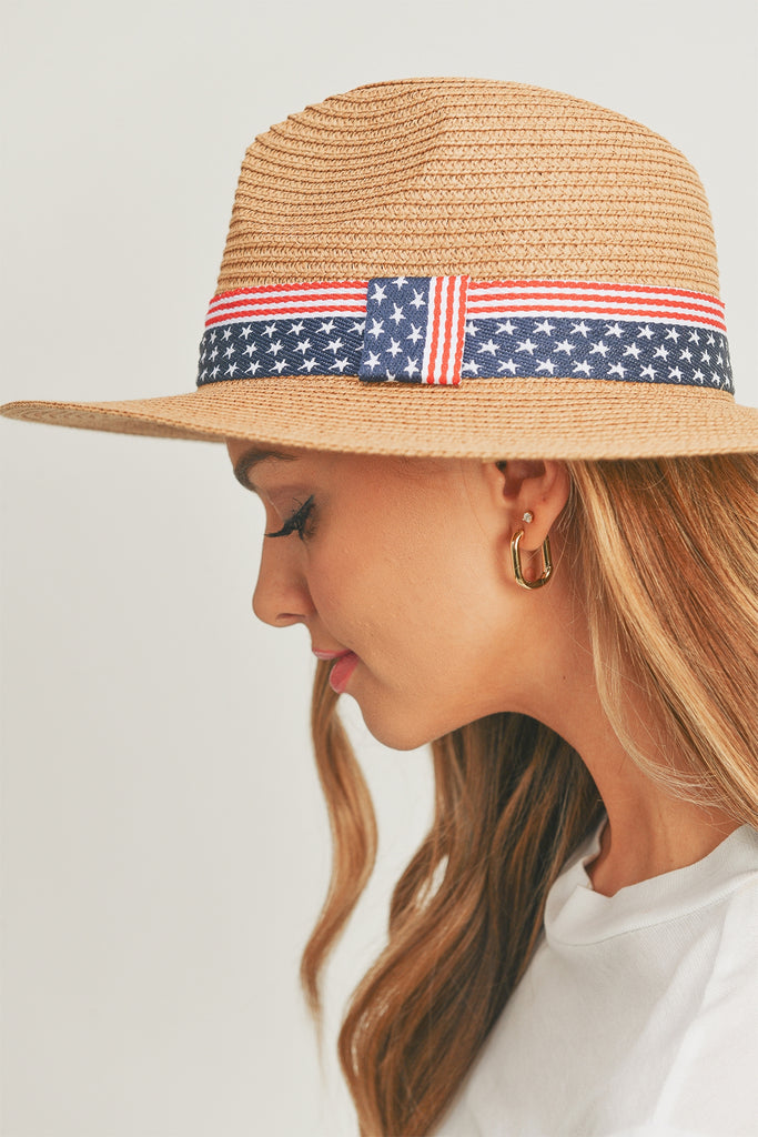 AMERICAN FLAG SUN HAT