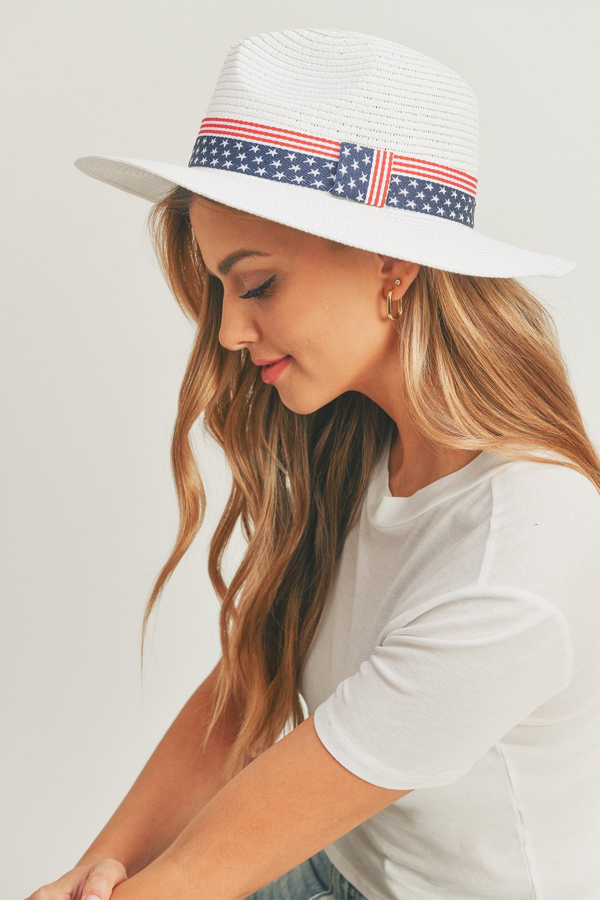AMERICAN FLAG SUN HAT – Riah Fashion