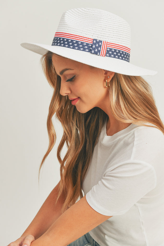 AMERICAN FLAG SUN HAT