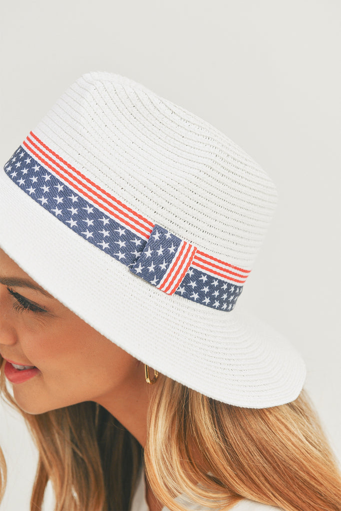 AMERICAN FLAG SUN HAT