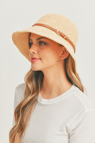 SOLID PANAMA HAT