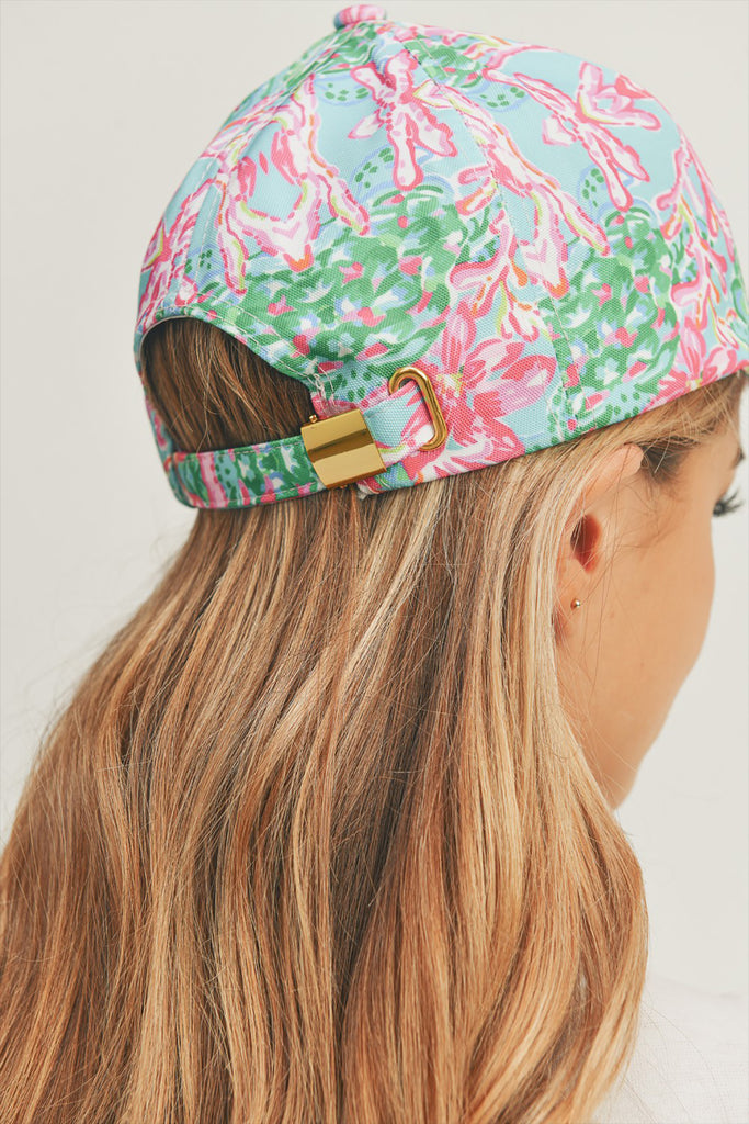 FLORAL PAISLEY, BASEBALL CAP