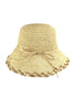 EDGE DETAILED STRAW BUCKET HAT