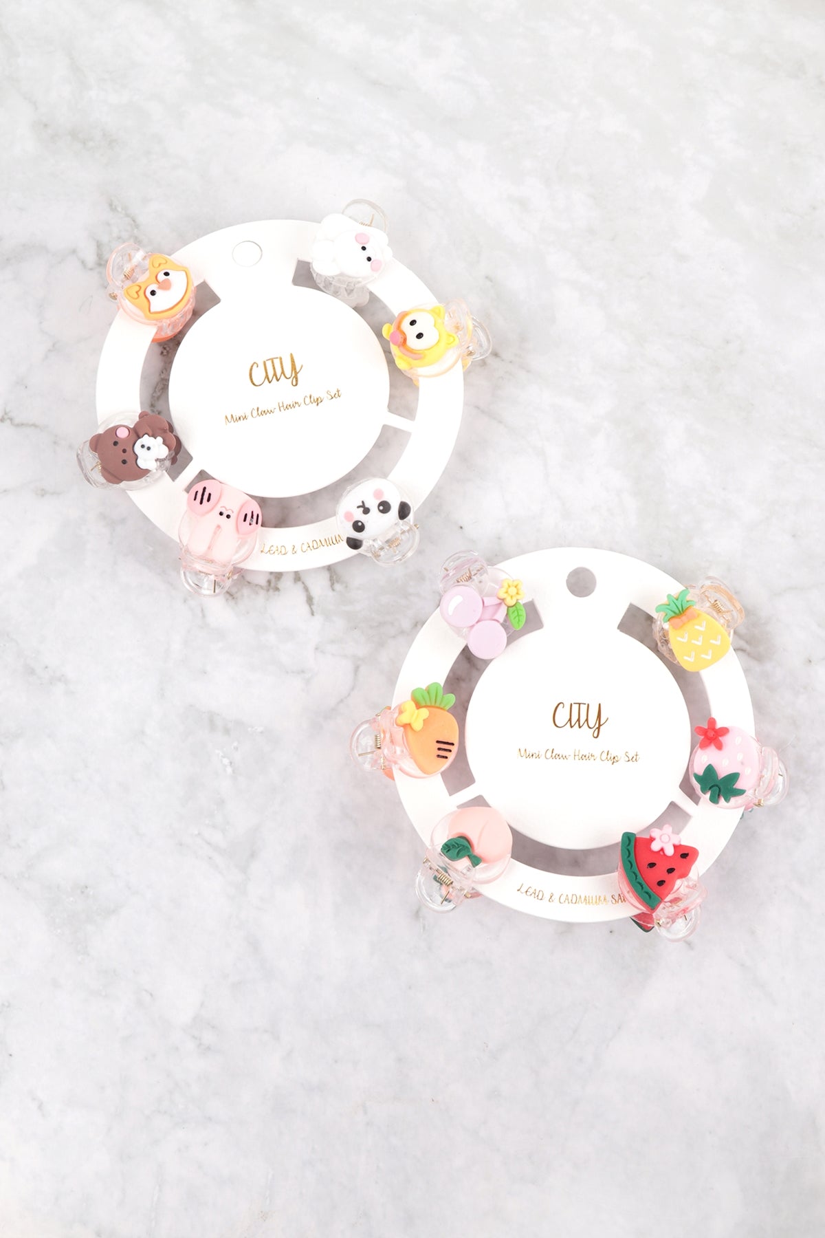 CUTE ANIMALS KIDS CLAW PIN SET HAIR ACCESORIES – Riah Fashion