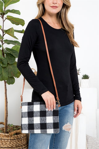 PLAID TOTE BAG