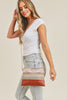 AZTEC PRINT CROSSBODY & WRISTLET BAG