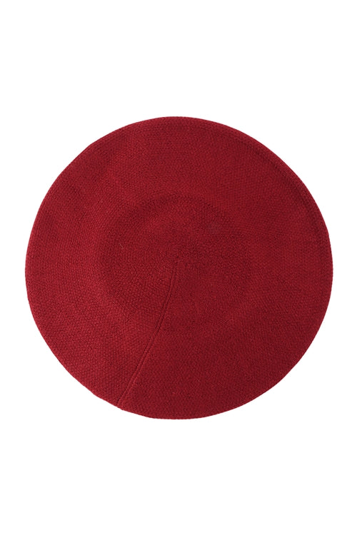 STRETCHY SOLID BERET ACRYLIC