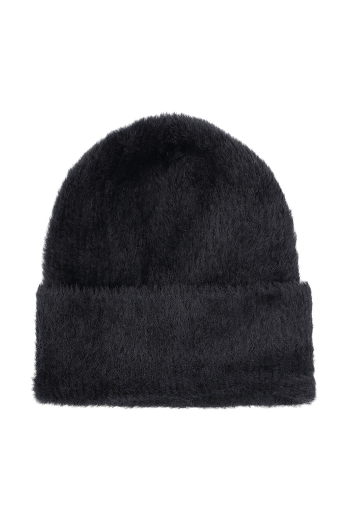 FUZZY SOLID BEANIE