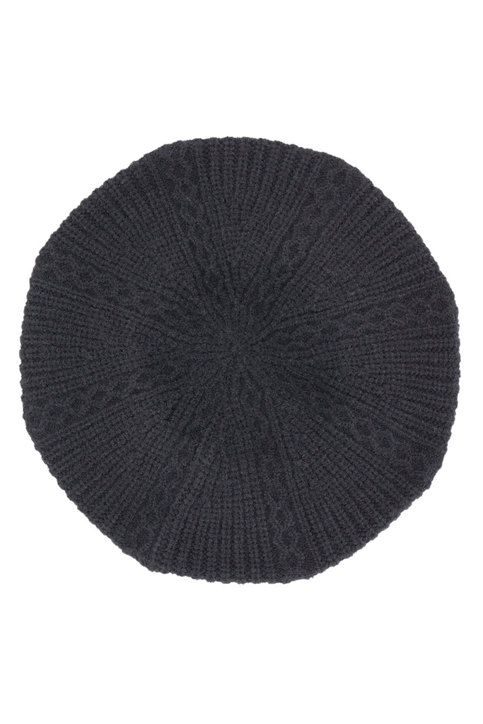 SOLID KNIT BERET