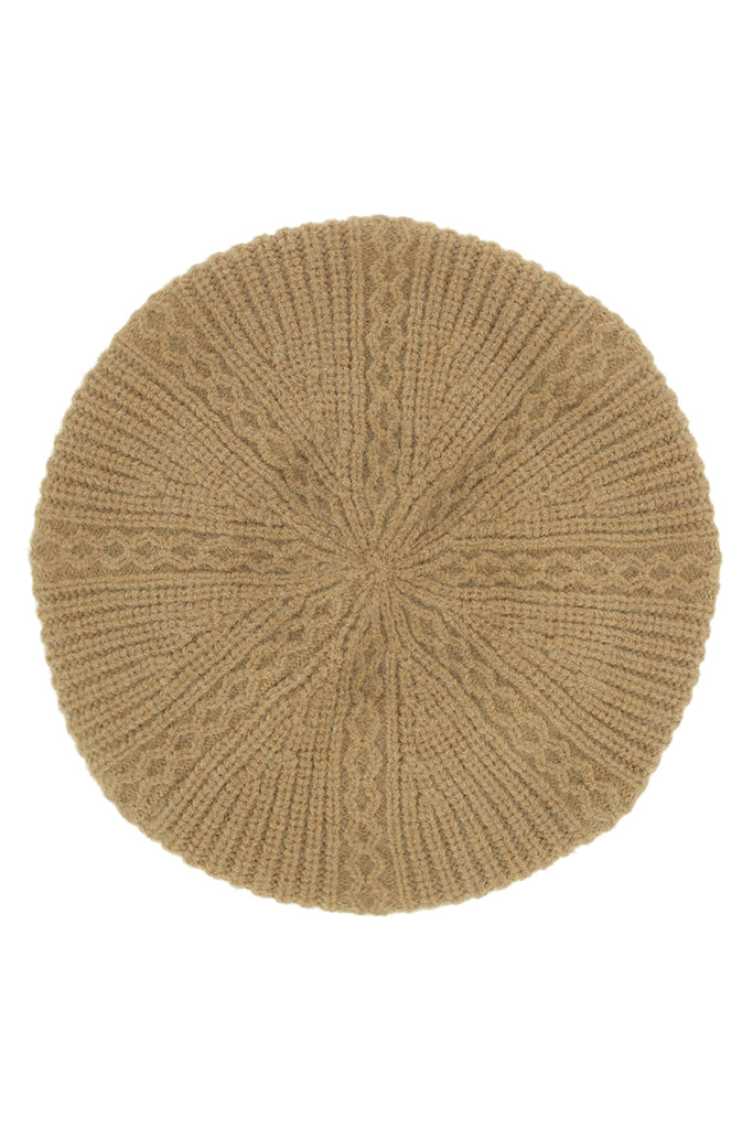 SOLID KNIT BERET