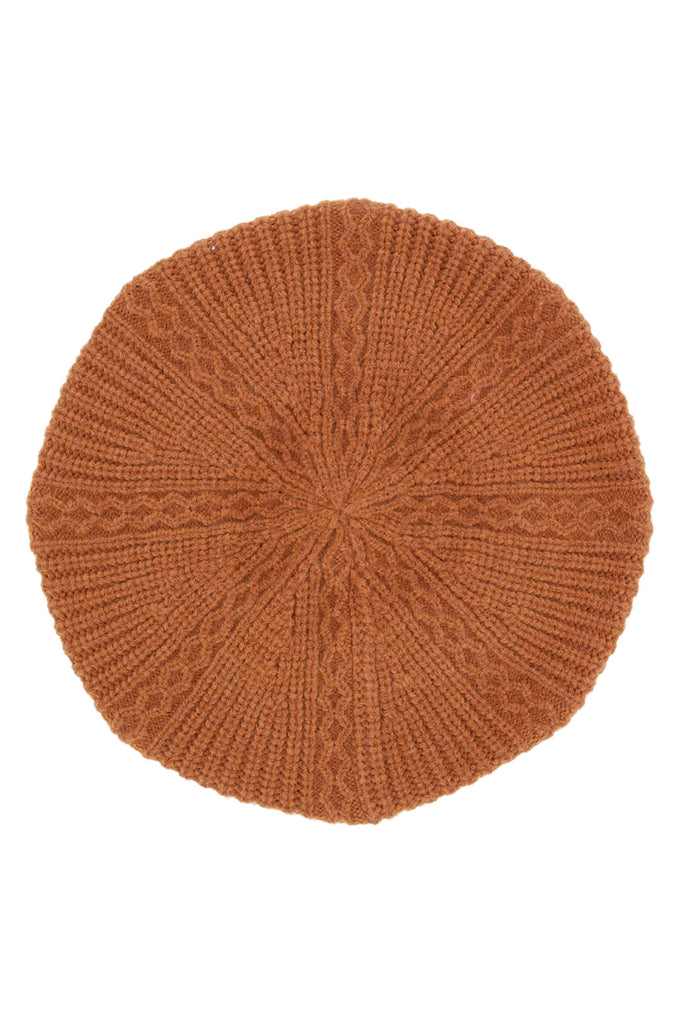 SOLID KNIT BERET