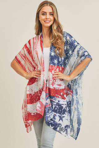 HDF2841 - USA ACCENT PONCHO