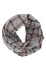 PLAID INFINITY SCARF