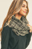 PLAID INFINITY SCARF