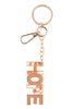 HOPE GENUINE LEATHER CHEETAH KEYCHAIN