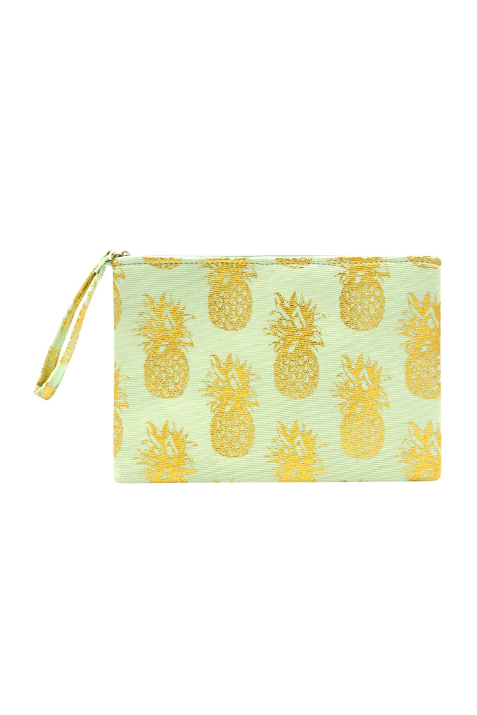 GOLD FOIL PINEAPPLE POUCH