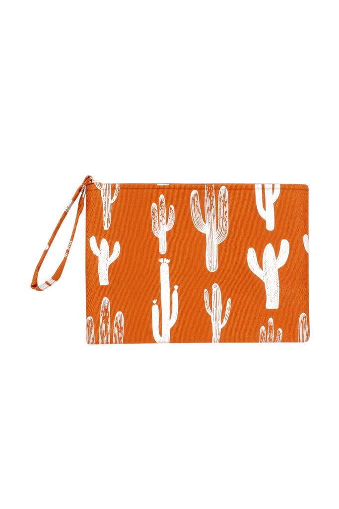 GOLD FOIL CACTUS POUCH