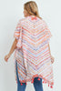 MS0179 - MULTI DASH PATTERN TASSEL KIMONO