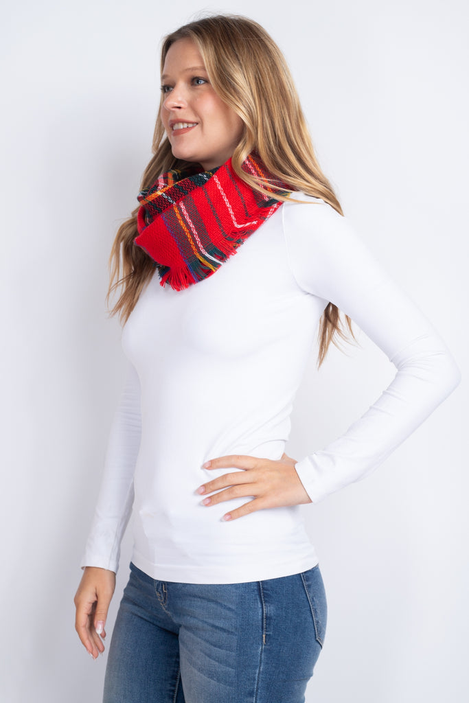 TARTAN INFINITY SCARF POLYESTER