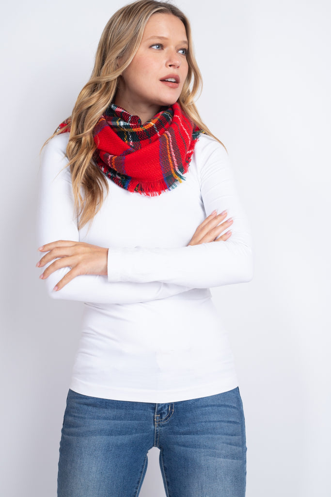 TARTAN INFINITY SCARF POLYESTER