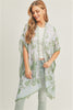 BOHEMIAN PRINT OPEN FRONT KIMONO