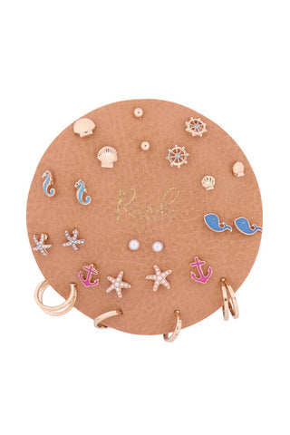 HDE2560 - SEQUIN TEARDROP EARRINGS