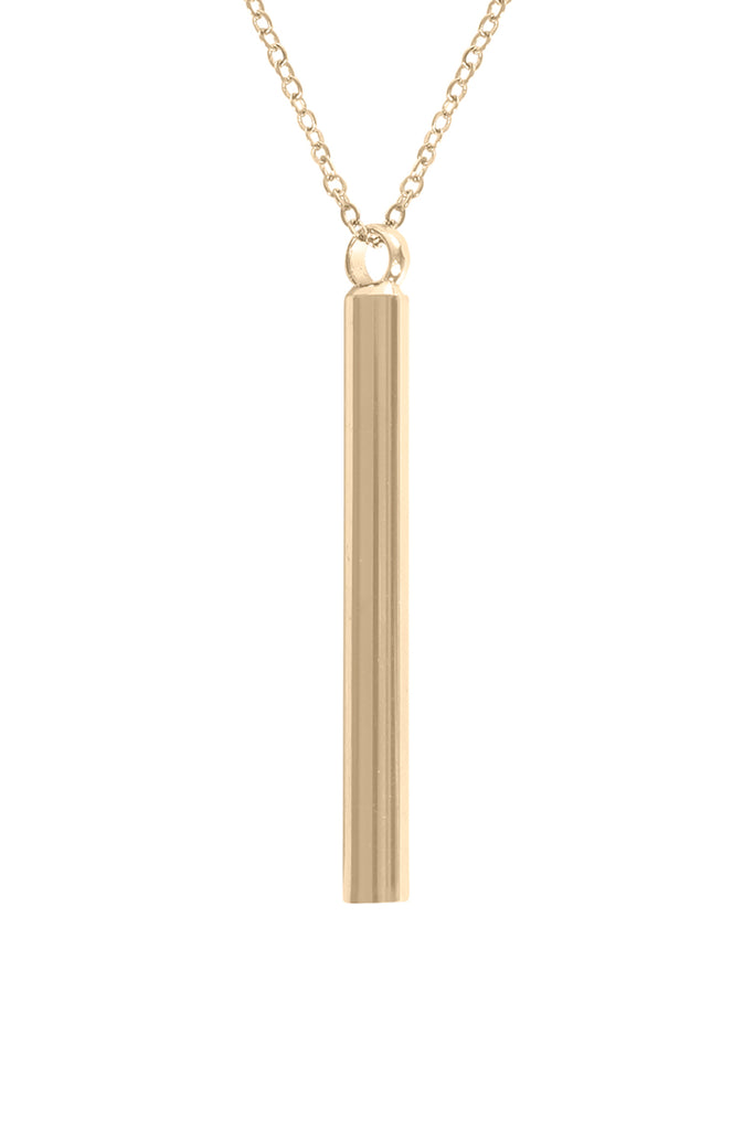 VERTICAL BAR PENDANT NECKLACE
