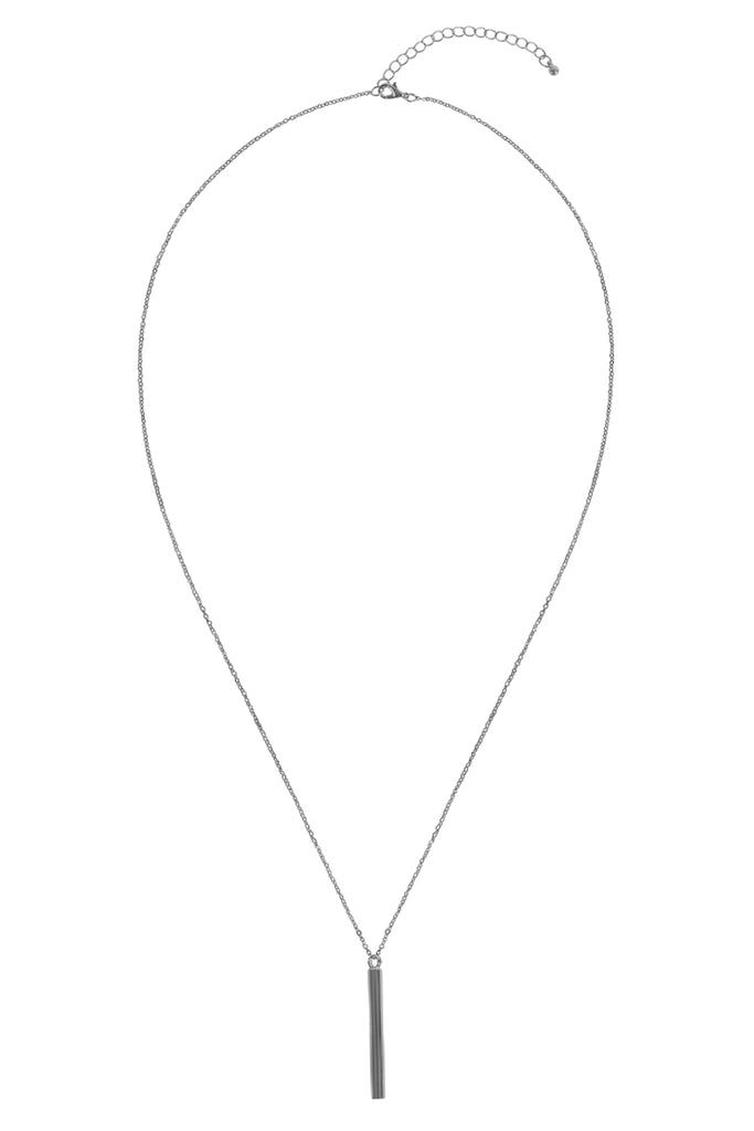 VERTICAL BAR PENDANT NECKLACE