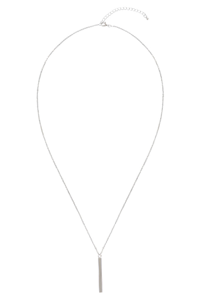 VERTICAL BAR PENDANT NECKLACE