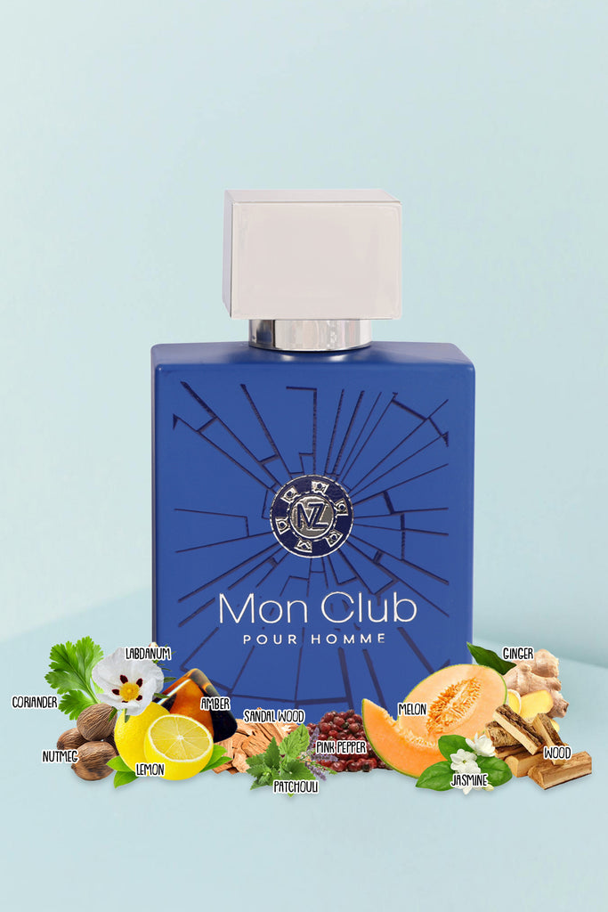 MON CLUB SPRAY PERFUME EAU DE PARFUM FOR MEN - 100ML/3.4FL.OZ.