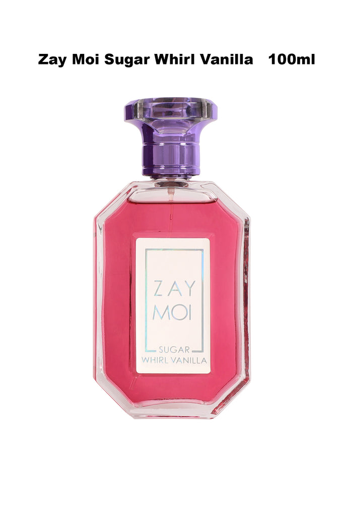 ZAY MOI SUGAR WHIRL VANILLA SPRAY PERFUME EAU DE PARFUM FOR WOMEN - 100ML/3.4FL.OZ.
